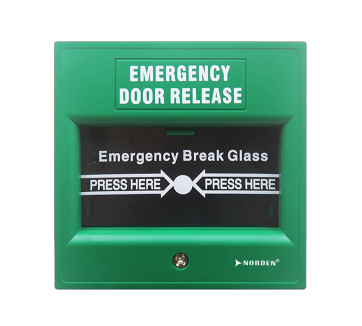 NAC-9003EB Emergency Break Glass Button Green | Emergency Door Release Switch UAE
