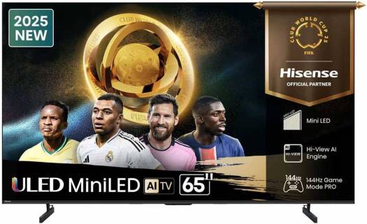 Hisense Q7Q 65 Inch QLED 4K Smart TV (65Q7Q) – 144Hz Gaming TV with AMD FreeSync Premium UAE