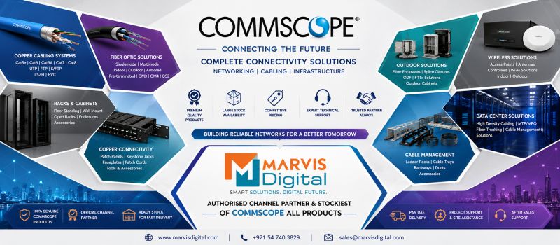 CommScope Cables – Complete Range of High-Performance Network Solutions UAE